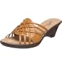 Easy Street Women's Barbie Mid-Wedge Mule,Camel,9 M US