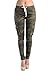 Women's Solid Skinny Cargo Jogger Pants RJH380 - J9G