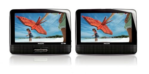 NEW PHILIPS PD9012/37 DUAL SCREENS PORTABLE LCD DVD PLAYER (9