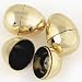 Dozen Plastic Metallic Golden Eggs