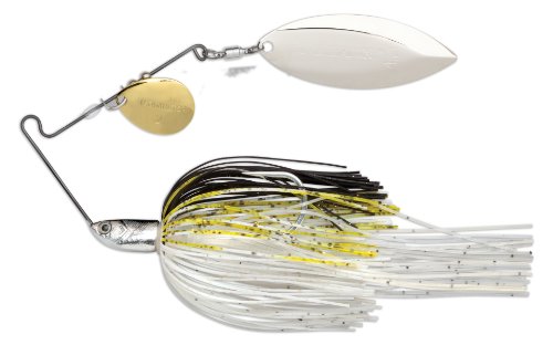 Terminator T1 Spinnerbait-Colorado/Willow, Gold/Nickel Blade (Crappie, 3/8-Ounce)