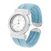 Geneva Platinum Polished Round Cuff Watch