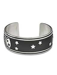 Sterling Silver Columbia River Western Range and Wilderness Bracelet. Made in USA.