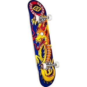 Powell Golden Dragon Caballero Art Complete Skateboard (8-Inch)