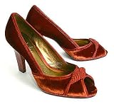 Cole Haan /Cole Haan Nike Air/ G series -- Adelaide Pump Burnt Ochre Velvet D21169 -- Women's