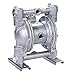PROLUBE Air Operated Double Diaphragm Pump | 1-inch Pump Inlet/Outlet | Aluminum Casing | Hytrel Diaphragm | 29.1 GPM | Self Priming | Explosion Proof | Submersible (44740)