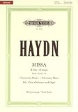 Missa B-Dur Hob - XXII: 14 "Harmonie-Messe" / URTEXT: f&uuml;r 4 Solostimmen, Chor, Orchester und Orgel / Klavierauszug - Joseph Haydn