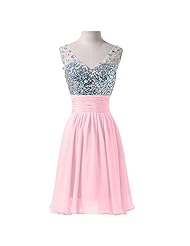 Crystal Crystals Sequined Cocktail Chiffon Homecoming Dress/Party Dress/Wedding Dress 