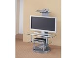 Swivel Glass TV Stand by Coaster