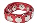 Doc Johnson 3 Snap 10 Speed Red Leather Penis Strap