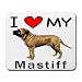 I Love My Mastiff Mouse Pad