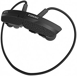 Cectdigi Wireless Bluetooth Headphones, Sports Running Stereo Earphone, Gym hook designed headsets NFC multi-point connection(Black)