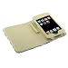 Premium Zebra Black and Silver Stripes Folio Wallet Leather Case for Apple Ipod Touch Itouch 8Gb 16GB 32Gb 2G 2nd Generation