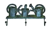 Outdoor Living : Cast Iron Watering Can Wall Hanger 13 in L