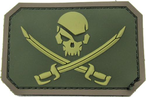 Pirate Skull Flag Morale Patch - PVC