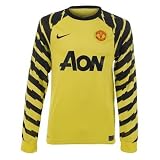 Nike Manchester United Home Shirt 2010 2011 Goalke Sonic Yellow Medium