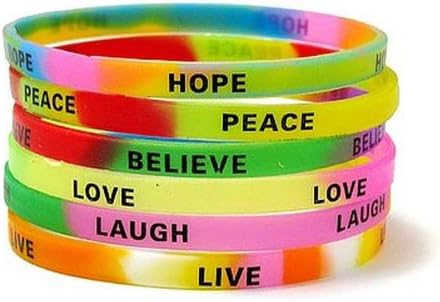 221a Silicone 6pc Live Love Laugh