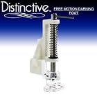 Distinctive Free-Motion Darning Quilting Sewing Machine Presser Foot - Fits All Low Shank Singer, Brother, Babylock, Euro-Pro, Janome, Kenmore, White, Juki, New Home, Simplicity, Elna and More!