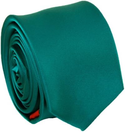 Solid Teal Slim Tie . 2.25' inch wide
