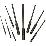 Grip Roll Pin Punch Set, 9 Pieces