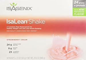 Isalean Shake Strawberry Cream - 14 packets - 2.1 oz