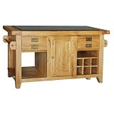 Calgary Granite Top Kitchen Island Unit