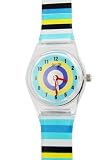 TimerMall OEM - Montre Enfants - Quartz - Caoutchouc - Color?? Dial arc-en-caoutchouc bracelet rouge Pointeur analogiqu