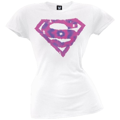  Superman - Psych Logo Juniors T-Shirt