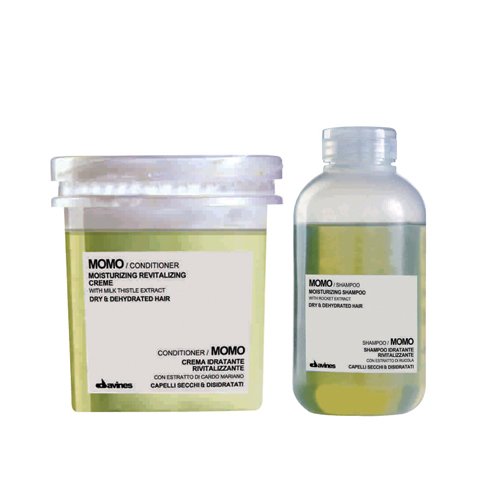 DAVINES - Essential-Haircare Momo Moisturizing SET XL Shampoo + Conditioner (je 1000ml) Preisvergleich