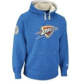 Oklahoma City Thunder Blue Adidas Springfield Originals Hooded Fleece Sweatshirt (Small)