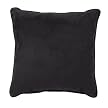 Suede Pillow - Black (18x18")