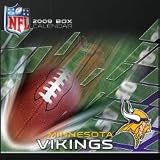 MINNESOTA VIKINGS 2009 NFL Daily Desk 5" x 5" BOX CALENDAR
