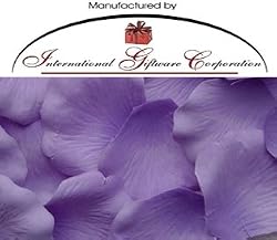 1000 Silk Rose Petals Wedding Favors - Two Tone - Light/Dark Purple