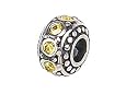 Zable(tm) Sterling Silver Crystal Birthstone November Bead / Charm
