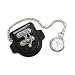 Men's Fashion Pocket Watch with Black Leather Case