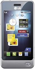 LG GD510 Unlocked GSM Quad-Band Cell Phone with 3MP camera, Touch Screen, MP3 Player, and Bluetooth--International Version with No Warranty (Silver)
