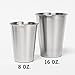 CupsCo Classic 8oz Cup 4-pack Stainless Steel