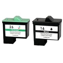 2 Druckerpatronen kompatibel f�r Lexmark 16 + 26 I3