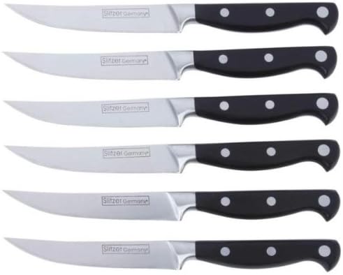 Slitzer CTSZS6 Germany 6 Piece Steak Knife Set