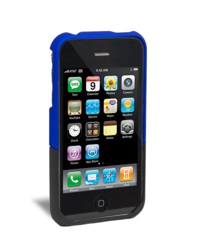 iFrogz Luxe Case for iPhone 3G - 3G S (Blue - Black)