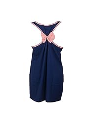  Cotton General Print Mini Dress  With a Bow(s)