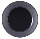 強化磁器リム皿223×28mm【フュージョン ブラック】トランス・コンサバティブ 業務用食器ゆとり(プログレ) 大皿