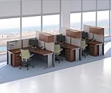 L-Workstation Set 3 - Office-in-an-Hour Collection - Bush Office Furniture  ....