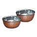 Small Serving Bowl Copper Dinnerware Indian Katoris Set of 2