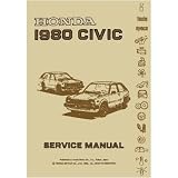 1980 HONDA CIVIC Shop Service Repair Manual Book by Honda