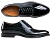 Lackschuhe von Prime Shoes. Rahmengenähte Ledersohle. Schwarz, Größe 46