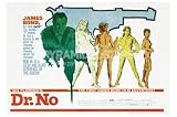 James Bond: Dr No Art Poster PRINT Unknown 39×27 James Bond: Dr No Art Poster PRINT Unknown 39×27