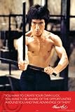 41Gr BtIMlL. SL160  Bruce Lee  Black Wood Mounted Movie Poster Print   24 X 36