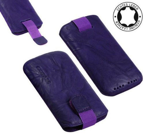 Ultraslim Echtes / Ledertasche