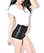 Sugar Pocket Women's Shorts High Waisted Hot Pants X-Small (Black)